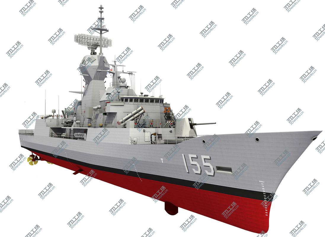 images/goods_img/20210313/3D ANZAC MEKO Class Frigate HMAS BALLARAT FFH 155 model/2.jpg